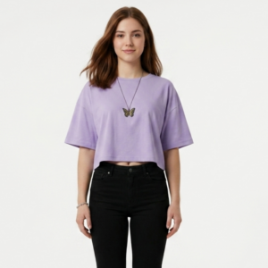 Crop Boxy Cristina - lila bebe
