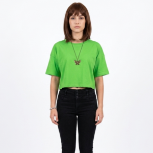 Crop Boxy Cristina - verde limón